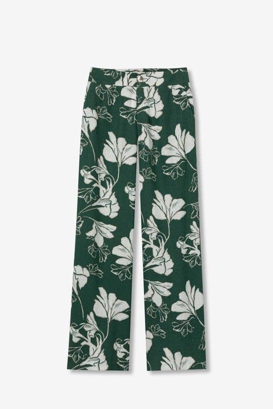 Pantalón lino estampado, Portel - Imagen 6