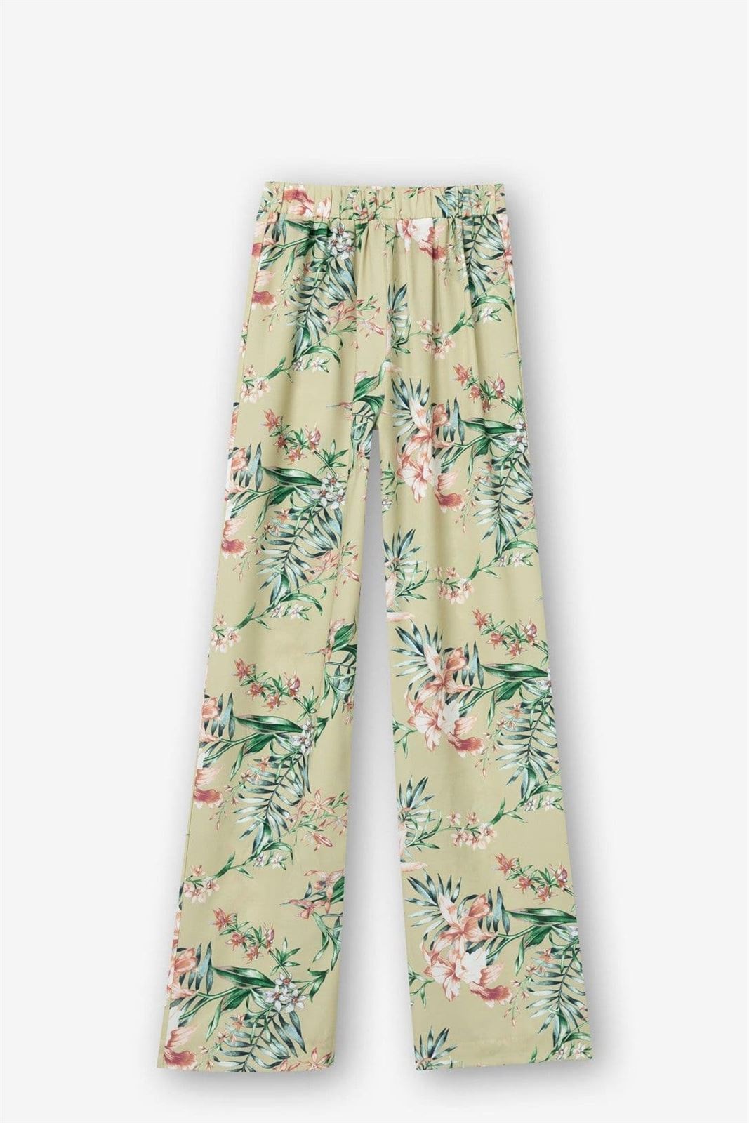 Pantalón Palazzo Estampado flores, Nilo - Imagen 4