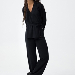 Pantalón recto azul, Aria - Imagen 1