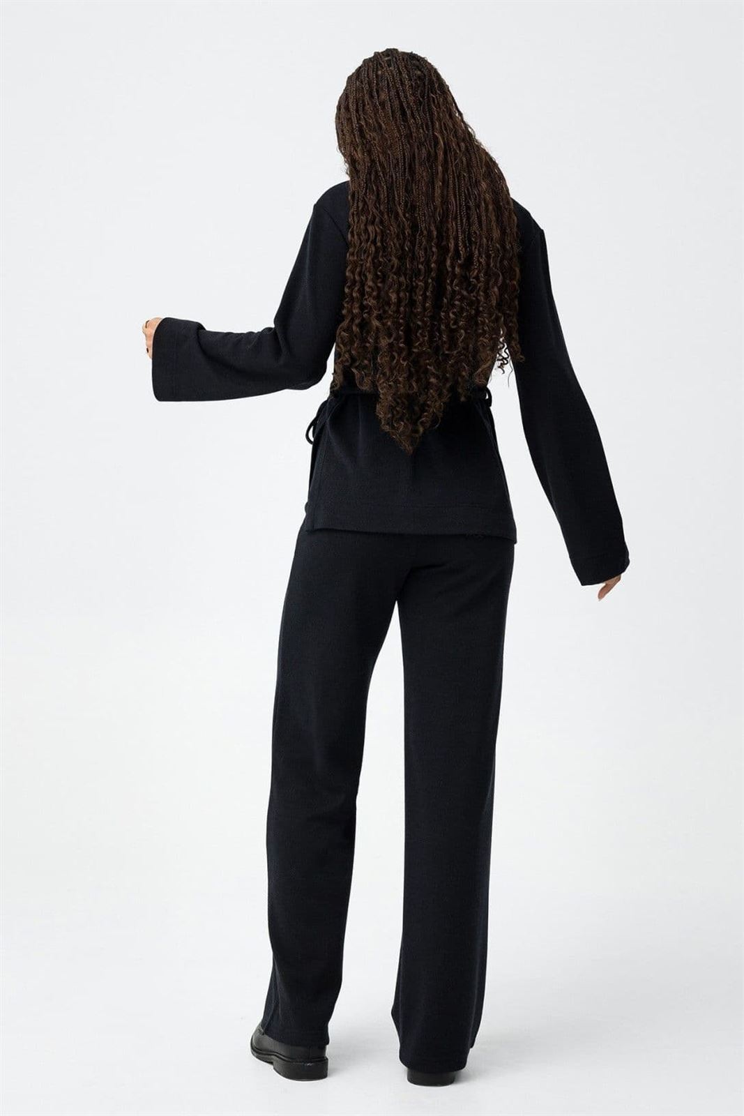 Pantalón recto azul, Aria - Imagen 3