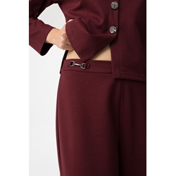 Pantalon recto color vino, Lotty - Imagen 2