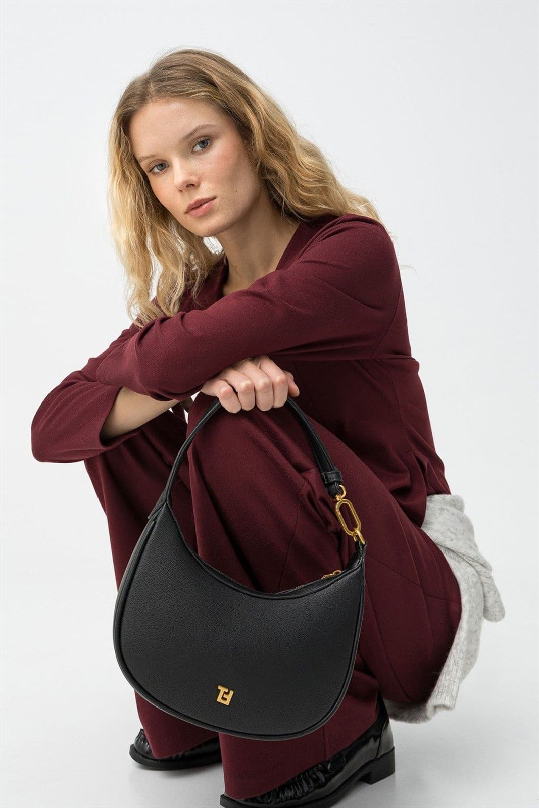 Pantalon recto color vino, Lotty - Imagen 5