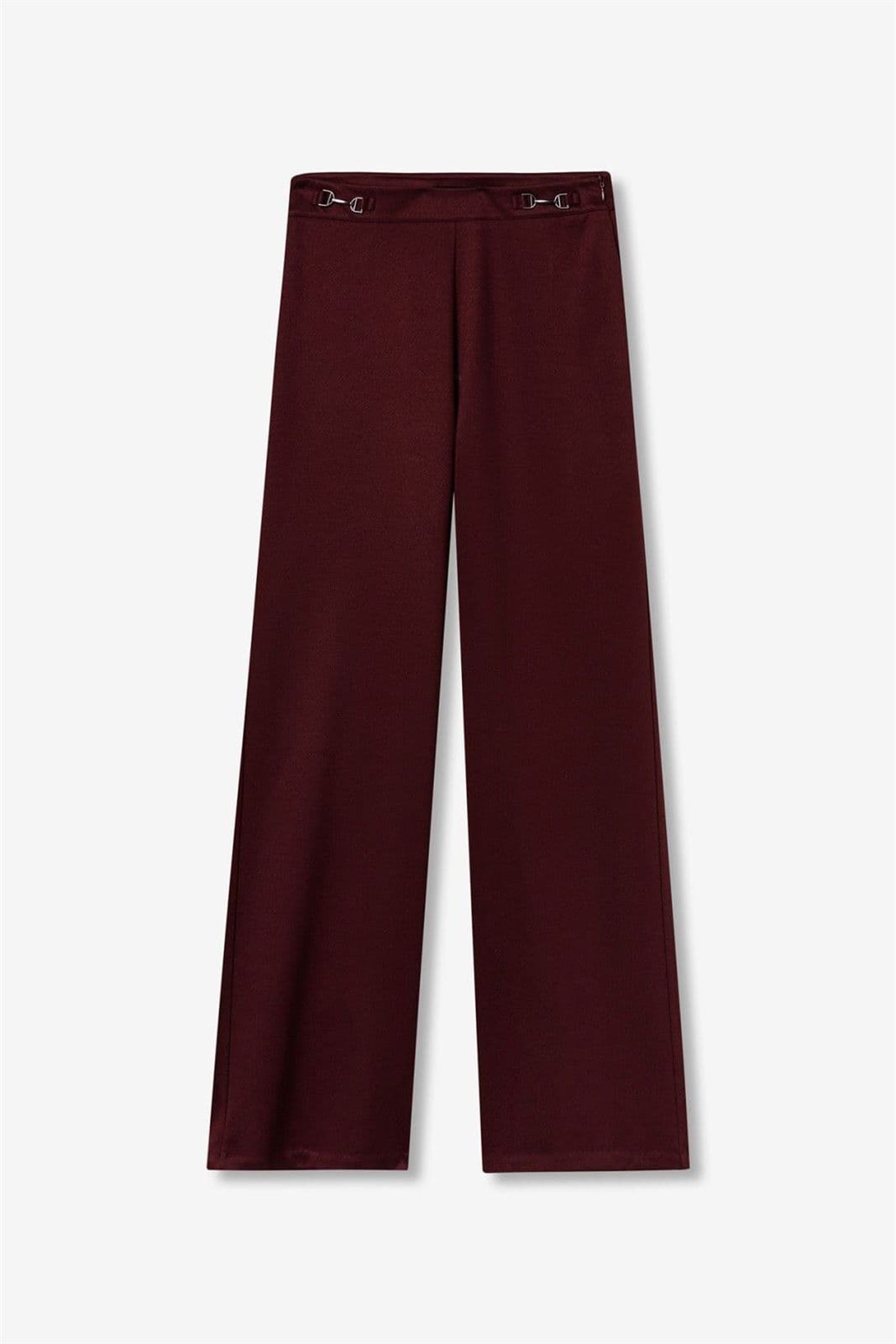 Pantalon recto color vino, Lotty - Imagen 6