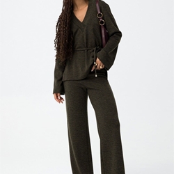 Pantalón recto verde, Aria - Imagen 1