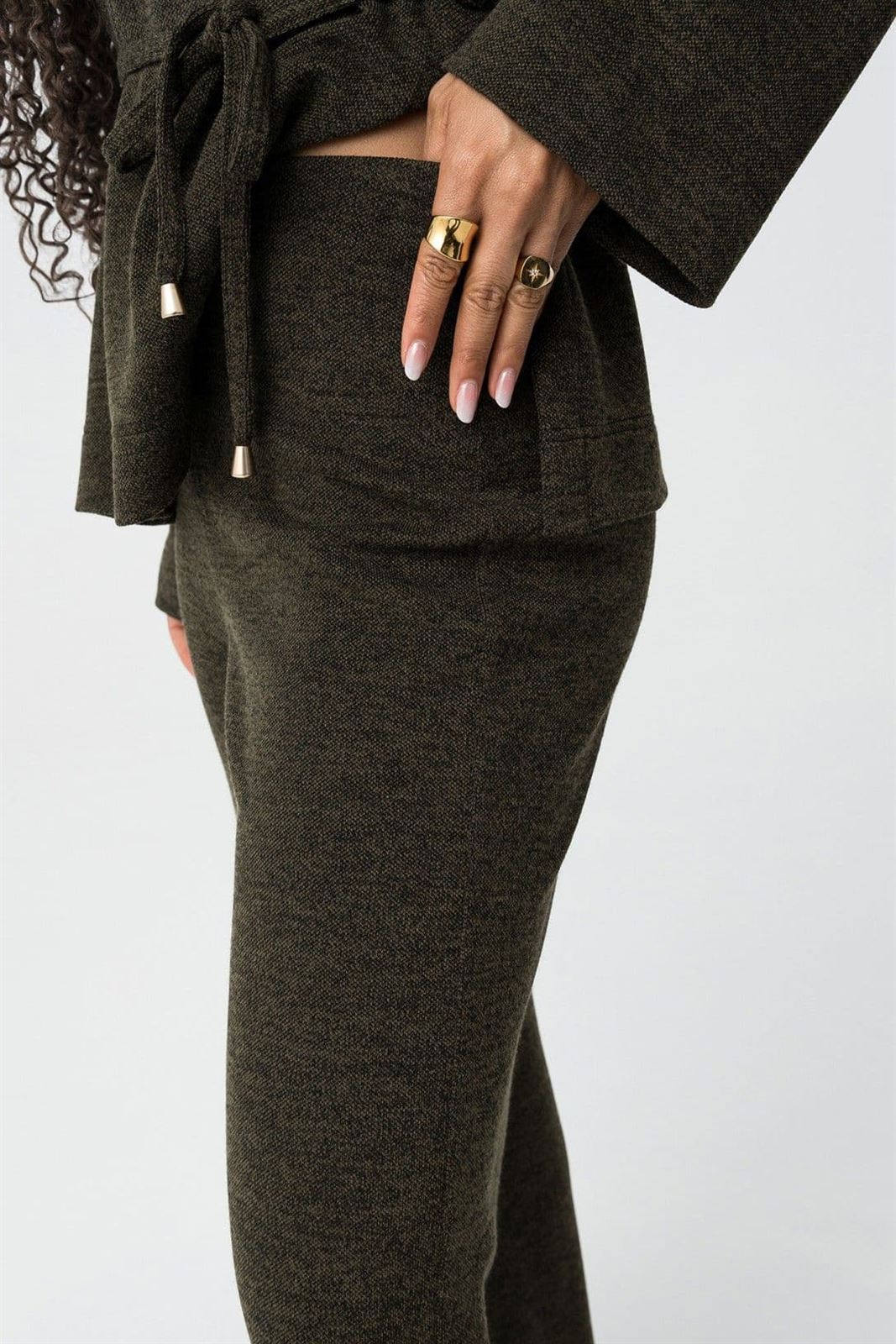 Pantalón recto verde, Aria - Imagen 2