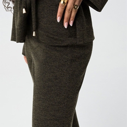 Pantalón recto verde, Aria - Imagen 2