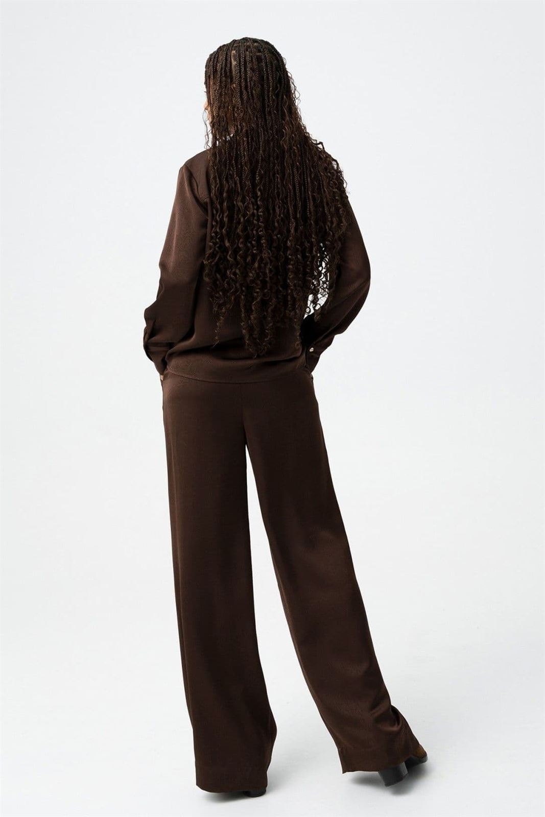 Pantalón textura marrón, Marilu - Imagen 5