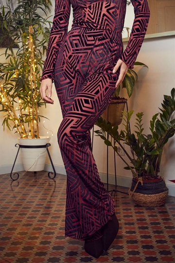 Pantalón tul forrado con terciopelo, Solene - Imagen 2