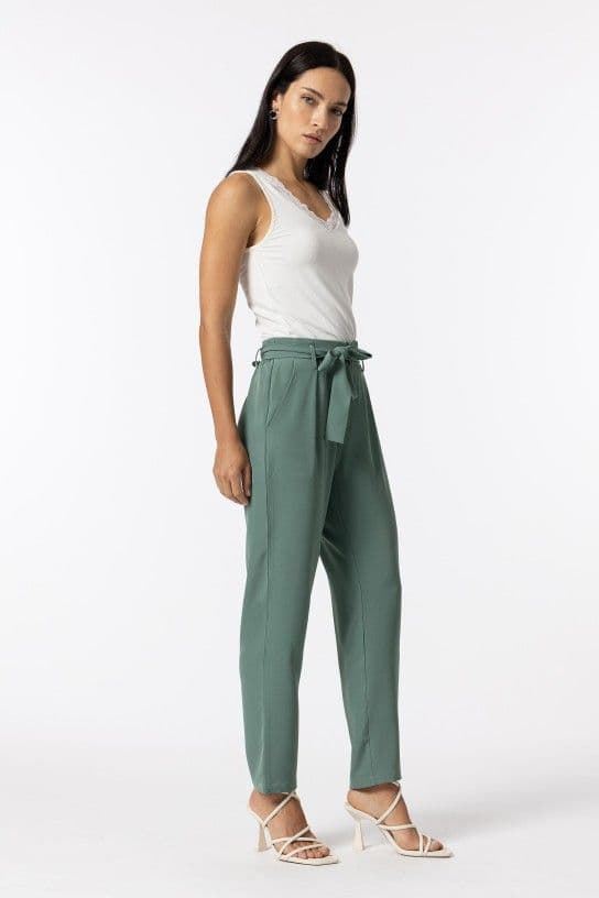 Pantalón verde bolsillos y lazo, Mikita - Imagen 4