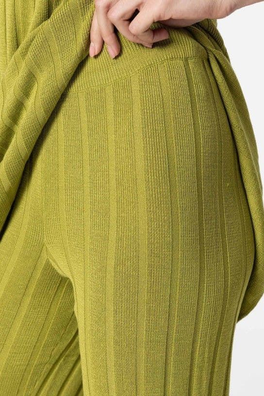 Pantalón verde Canalé Straight, Nena - Imagen 2