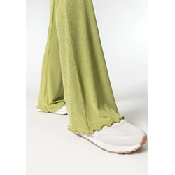 Pantalón Wide Leg Fluido, Safari - Imagen 2
