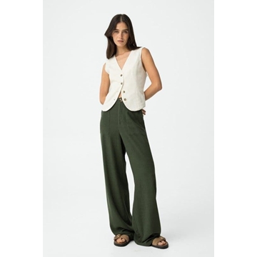Pantalones anchos de lino, Enzo - Imagen 1