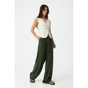Pantalones anchos de lino, Enzo - Imagen 2