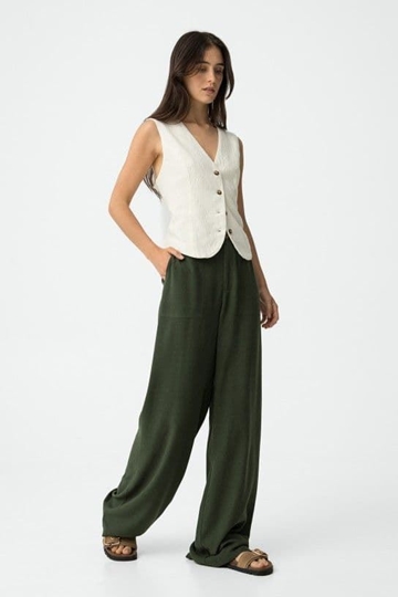 Pantalones anchos de lino, Enzo - Imagen 2