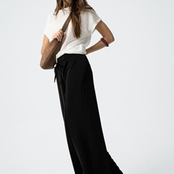 Pantalones anchos de satén, Bettencour - Imagen 1