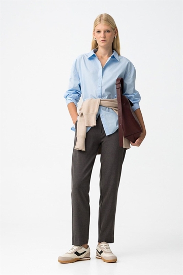 Pantalones Chinos gris Slim Fit, Violeta - Imagen 1