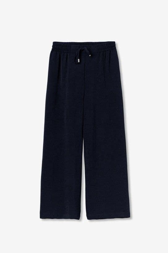 Pantalones culotte azul marino, Francesca - Imagen 5
