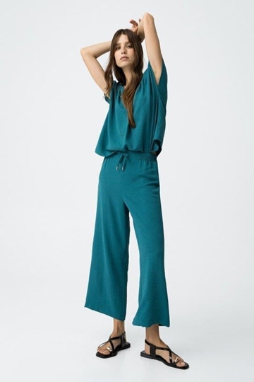 Pantalones fluidos de pierna ancha, Francesca - Imagen 1