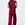 Pantalones fluidos de pierna ancha rojo fucsia, Francesca - Imagen 2