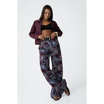 Pantalones fluidos estampados, Mcqueen - Imagen 1