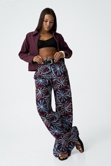 Pantalones fluidos estampados, Mcqueen - Imagen 1