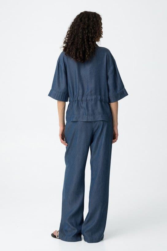 Pantalones fluidos tencel de pierna ancha, Globe - Imagen 4