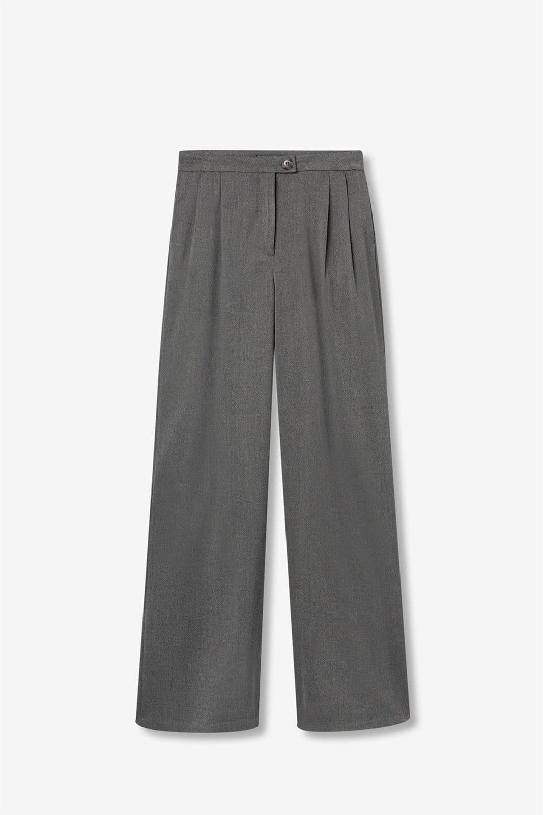 Pantalones wide leg, Granulado - Imagen 1