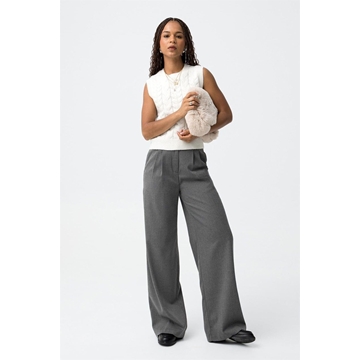 Pantalones wide leg, Granulado - Imagen 1