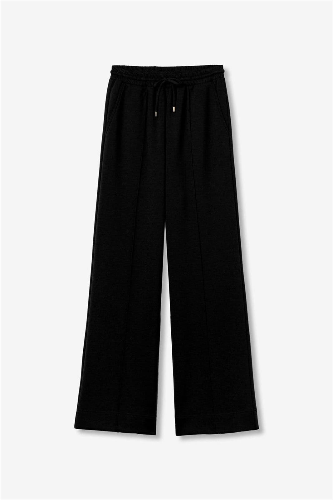 Pantalones Wide Leg Negro, Kenzina - Imagen 3