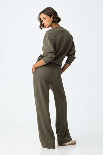 Pantalones Wide Leg Verde, Kenzina - Imagen 2