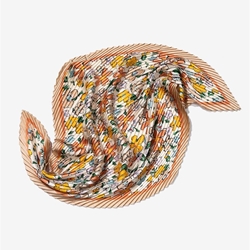 Pañuelo estampado flores - Imagen 2