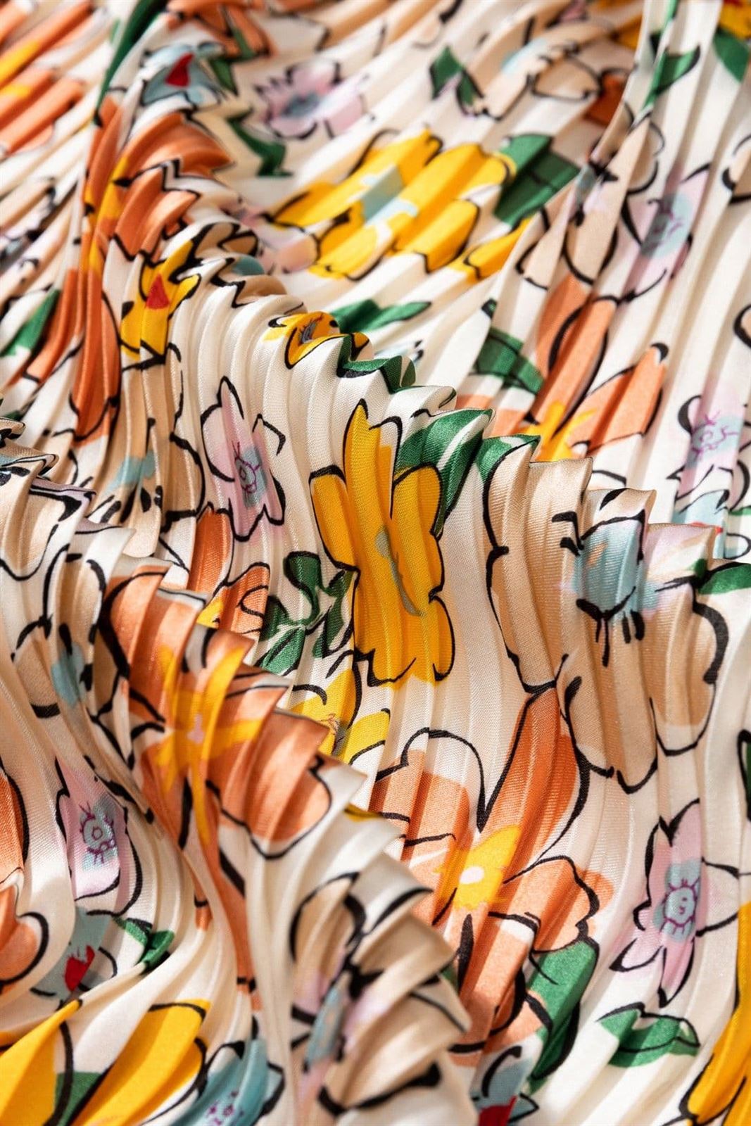 Pañuelo estampado flores - Imagen 3