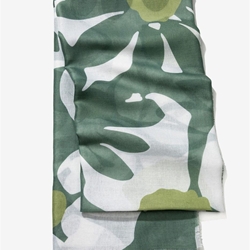 Pañuelo estampado verdes - Imagen 1