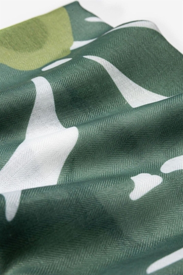 Pañuelo estampado verdes - Imagen 2