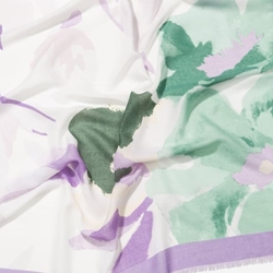 Pañuelo rectangular estampado - Imagen 1