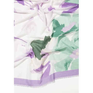Pañuelo rectangular estampado - Imagen 1