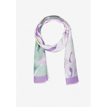 Pañuelo rectangular estampado - Imagen 2