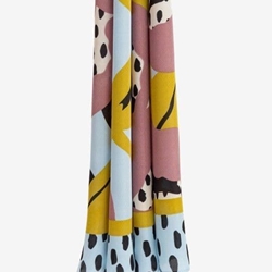 Pañuelo Satinado con Estampado Floral - Imagen 1