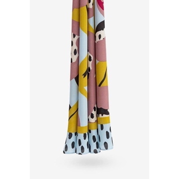 Pañuelo Satinado con Estampado Floral - Imagen 1