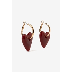 Pendientes aro corazón - Imagen 1
