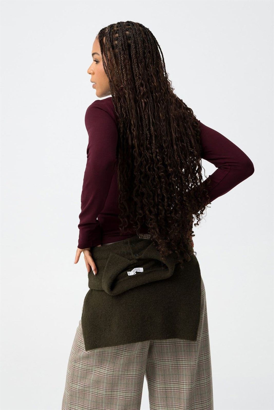 Polo cuello subido burdeos, Murcia - Imagen 4