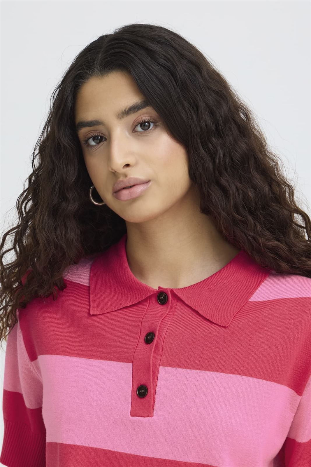 Polo raya ancha rosa, Luls - Imagen 3