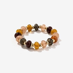 Pulsera elástica cuentas colores - Imagen 1