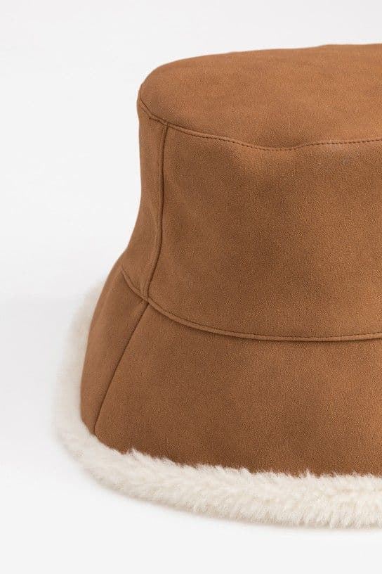 Sombrero camel con forro borreguillo - Imagen 2