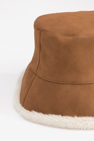 Sombrero camel con forro borreguillo - Imagen 2