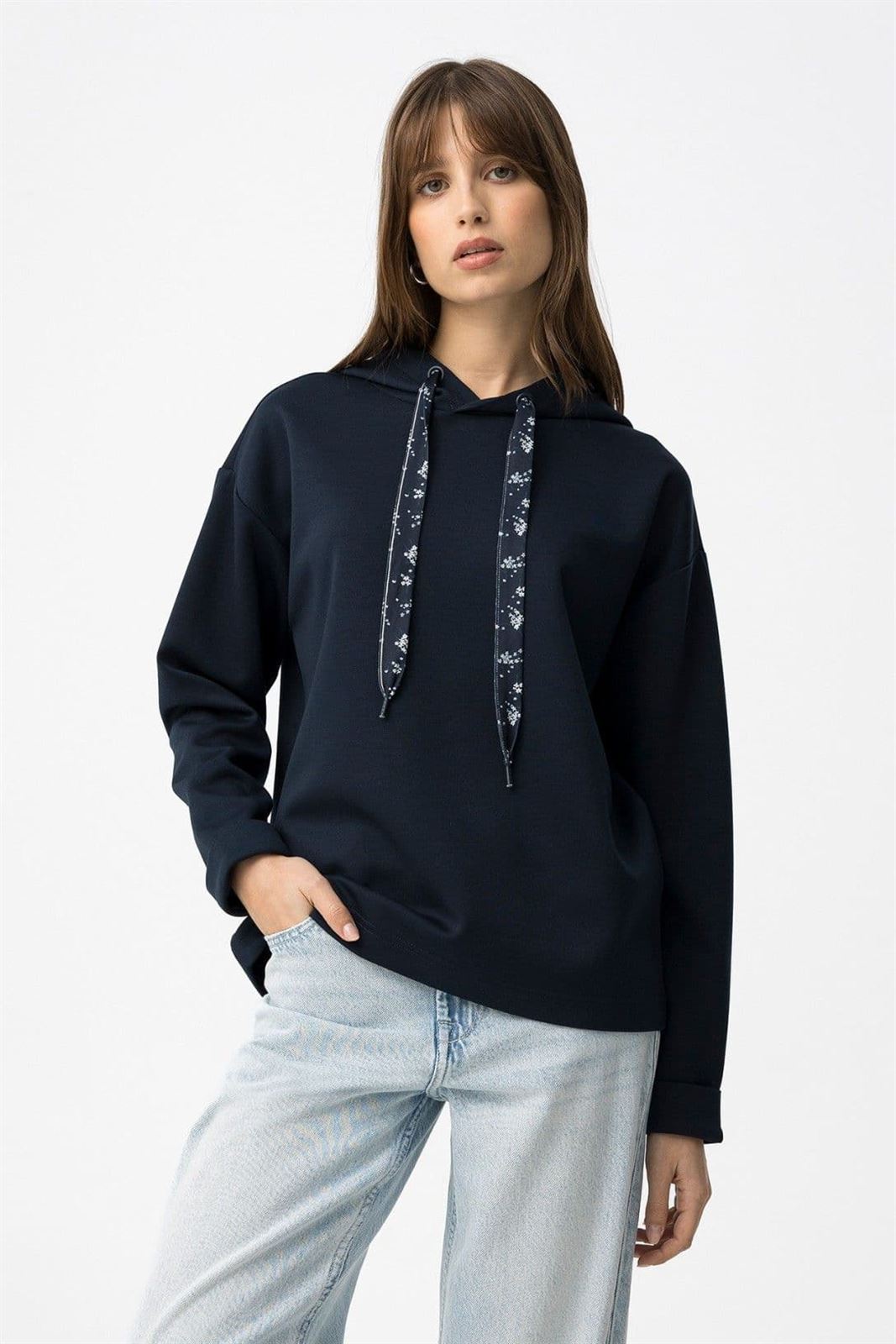 Sudadera azul capucha, Kenzo - Imagen 1