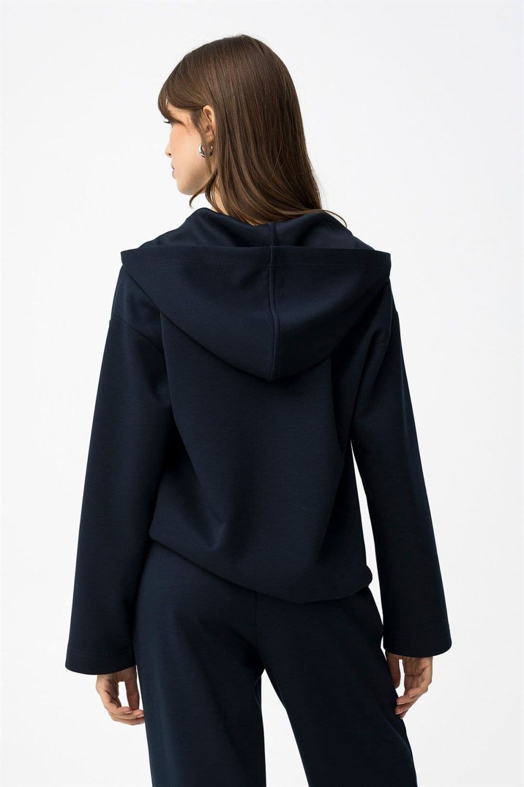 Sudadera azul cordones, Luca - Imagen 3