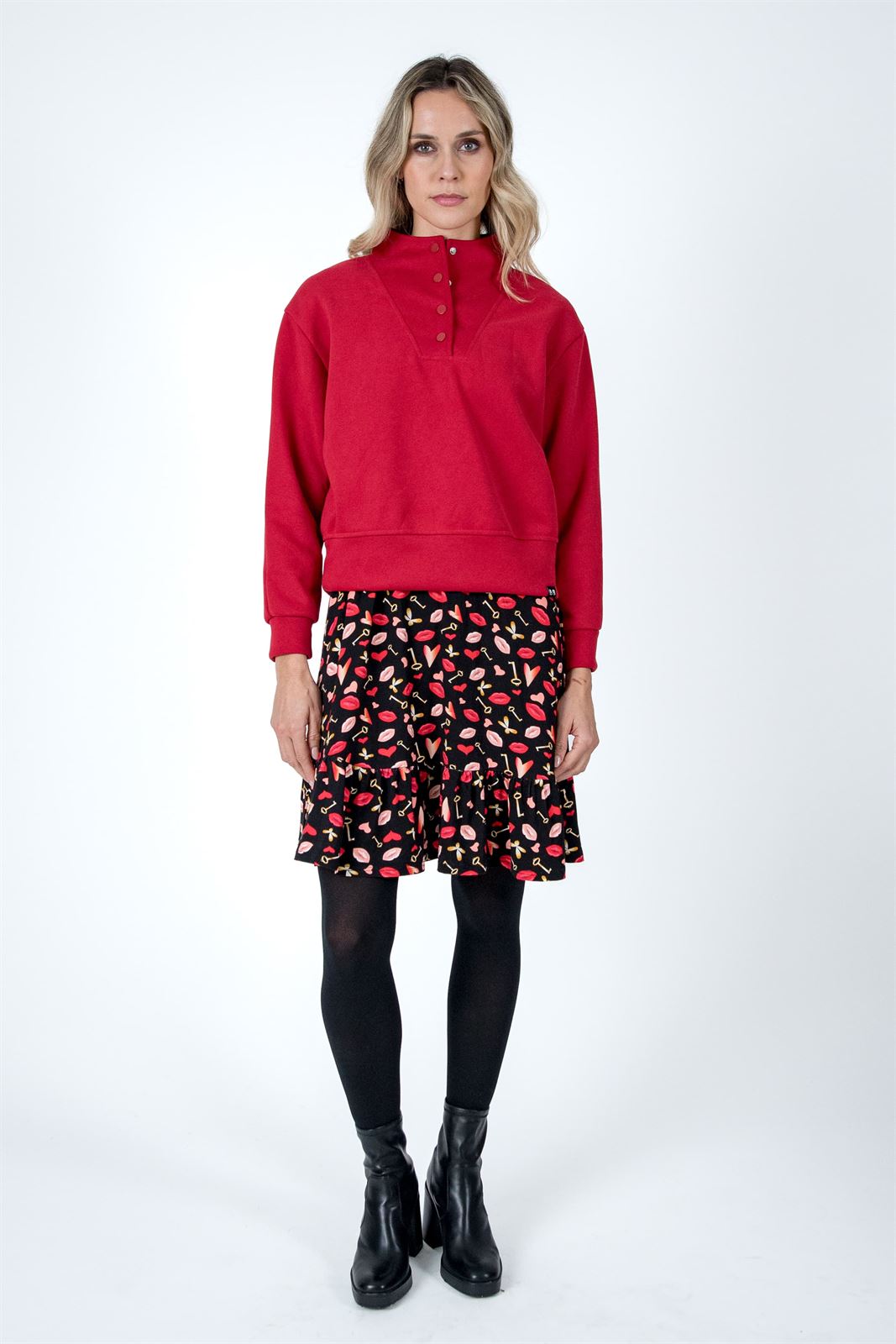 Sudadera Bellona Rojo - Imagen 5