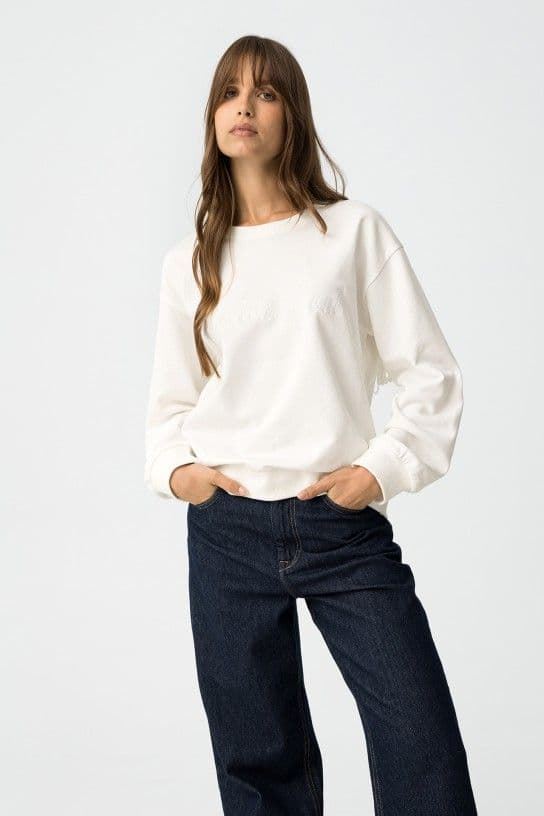 Sudadera Bordada con Flecos, Wester - Imagen 3