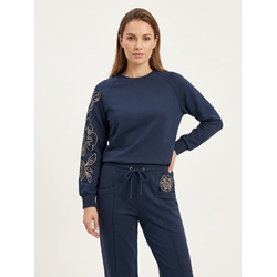 Sudadera Cáceres bordada Lylu - azul marino - Imagen 1